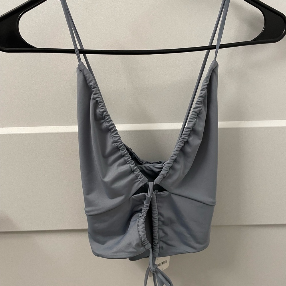 Free People Strappy Tie Front Tank NWT